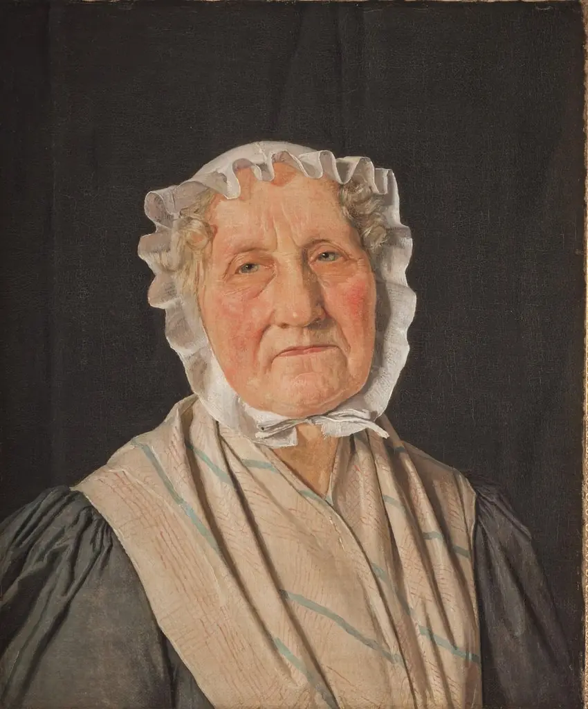 Portrait of Inger Margrethe Høyen, née Schrøder, the Mother of the Art Historian N.L. Høyen, by Christen Købke