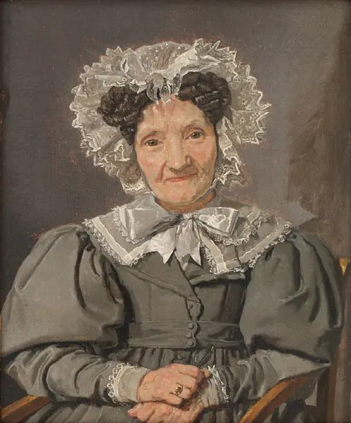 Portrait of Johanne Pløyen, née Bachmann, by Christen Købke
