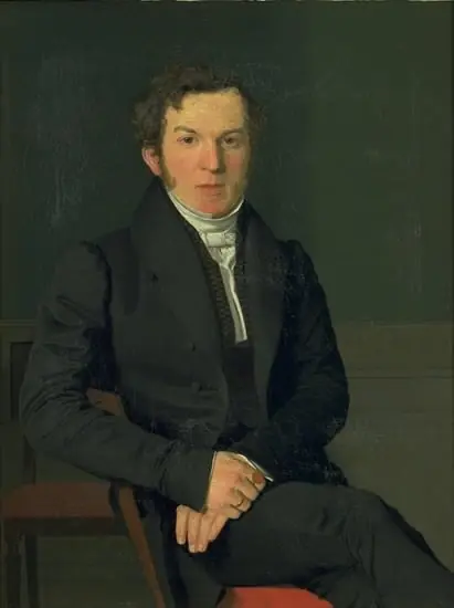 Portrait of the Artist´s Cousin, Michael Christian Petersen, by Christen Købke