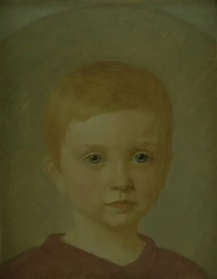 Portrait of the Artist´s Infant Son Peter, by Christen Købke