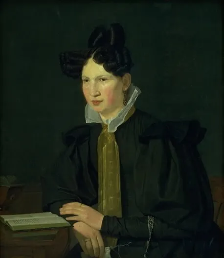 Portrait of the Artist´s Sister-in-Law, Susanne Købke, née Ryder, by Christen Købke, oil, 1832