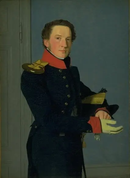 Portrait of the Naval Lieutenant D. Christen Schifter Feilberg, by Christen Købke