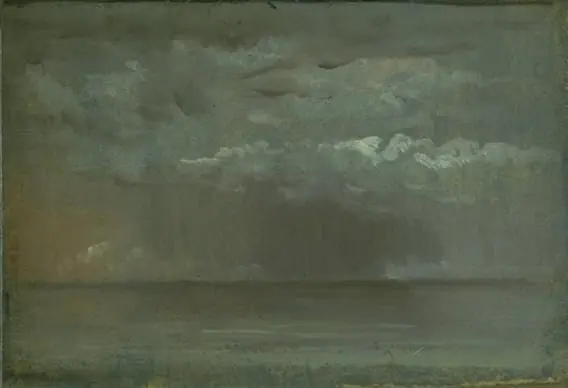 Study of Clouds over the Sea, by Christen Købke