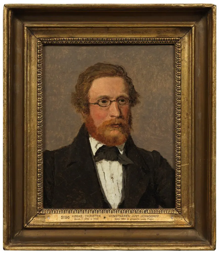 The Artist Just Jerndorff, by Christen Købke