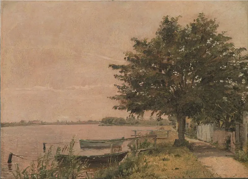 View of Dosseringen towards Nørrebro, by Christen Købke