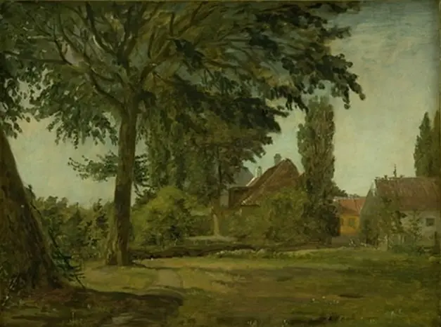 View of Falkonerallé outside Copenhagen, by Christen Købke