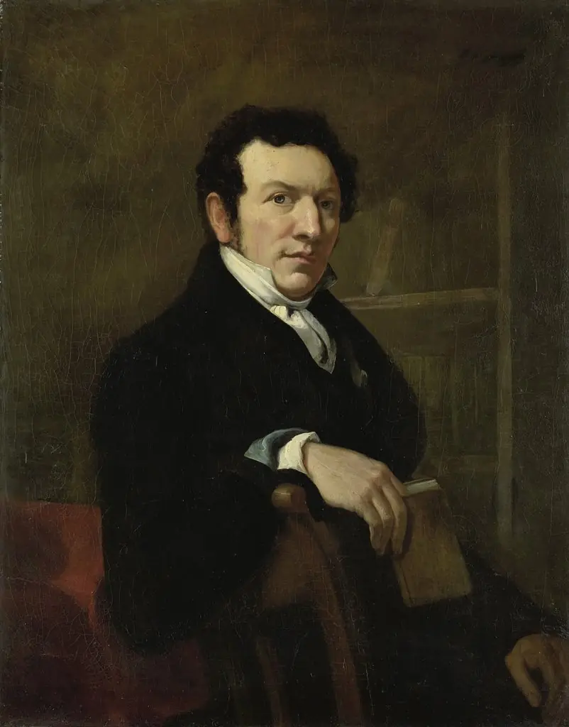 Portrait of Anthonie van der Hout, by Christiaan Julius Lodewijk Portman