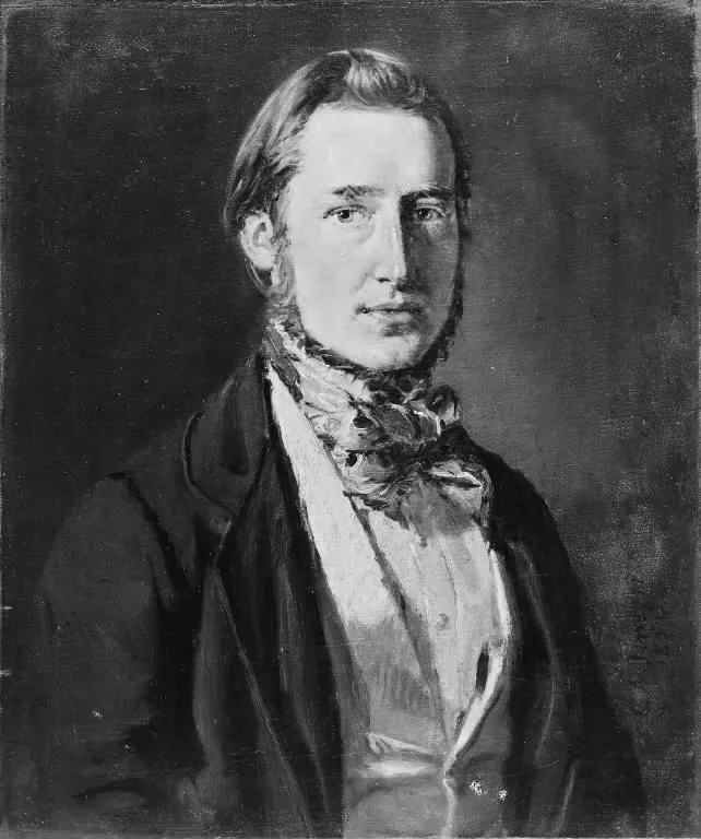 Boy Jensen, skibsbygger i Danzig, kunstnerens søn, by Christian Albrecht Jensen, oil, 1850