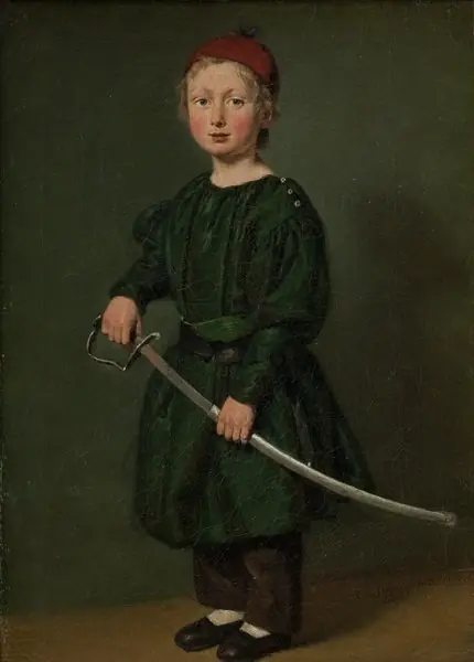 One of the Artist's Sons, by Christian Albrecht Jensen