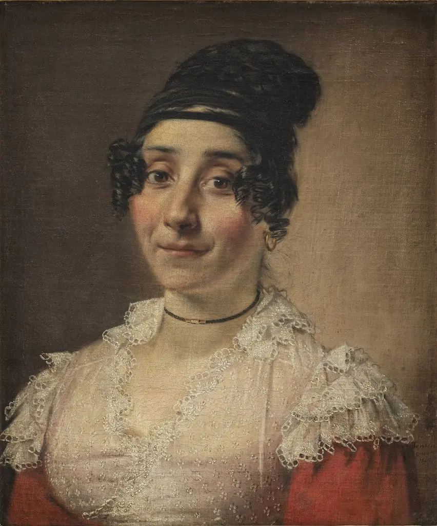 Portræt af fru Gumperd, by Christian Albrecht Jensen