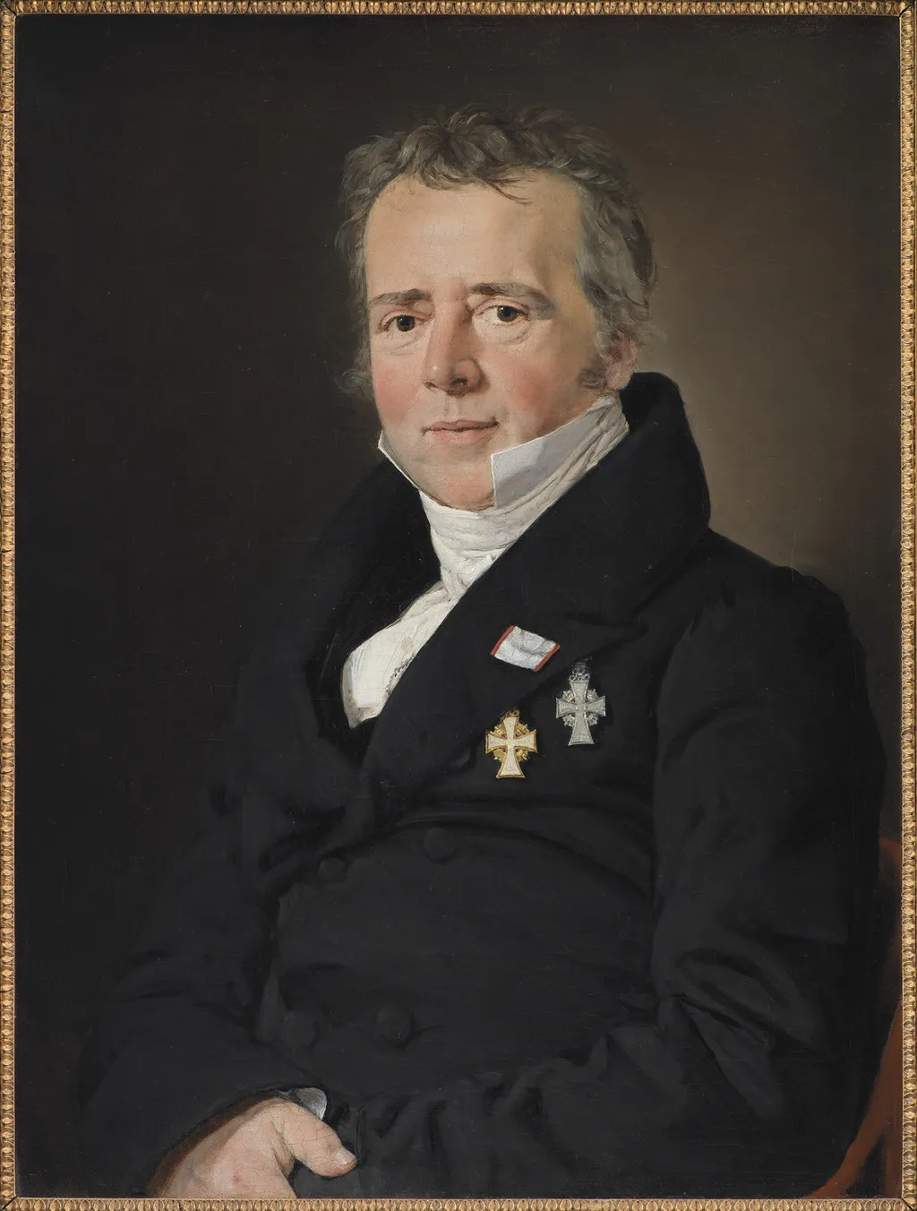 Portrait of the Physicist Hans Christian Ørsted, by Christian Albrecht Jensen, oil, 1832