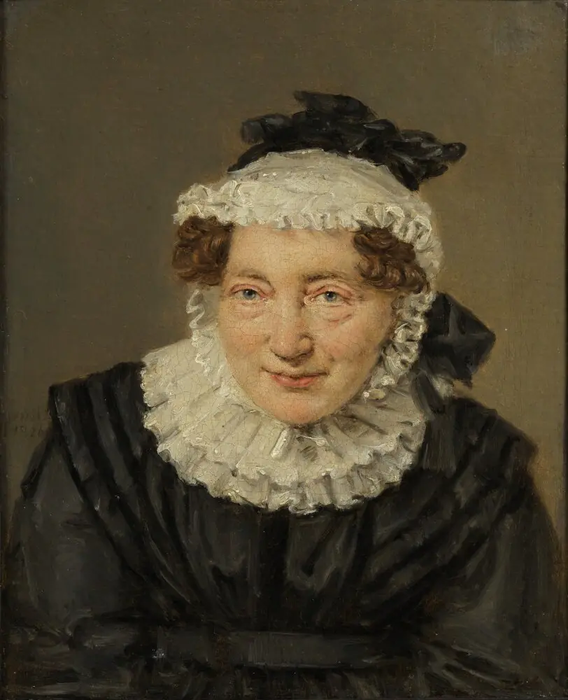 The Professor’s Wife Elisabeth Christine Sophie Horrebow, née Manthey, by Christian Albrecht Jensen