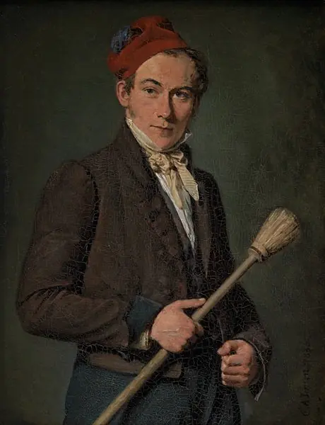 The Scene-Painter Troels Lund, by Christian Albrecht Jensen