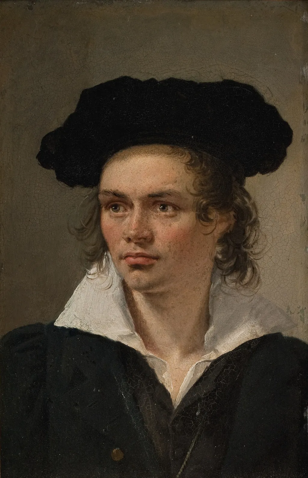 The Sculptor Hermann Ernst Freund, by Christian Albrecht Jensen, oil, 1819