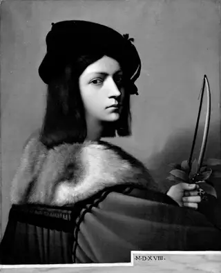 Violinspilleren, by Christian Albrecht Jensen, 1821