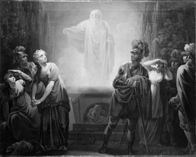 Melampe, V. akt, 9. scene, by Christian August Lorentzen