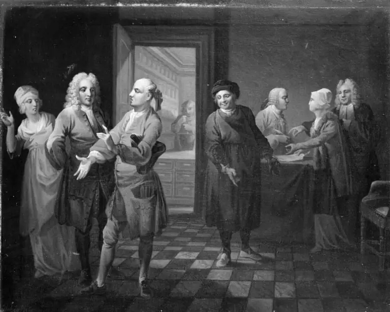 Mester Gert Westphaler, 25. scene, by Christian August Lorentzen