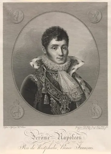 Jerome Napoleon, King of Westphalia, French Prince, by Christian-Friedrich Muller