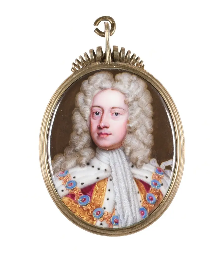 Georg II, King of England and Scotland, by Christian Friedrich Zincke