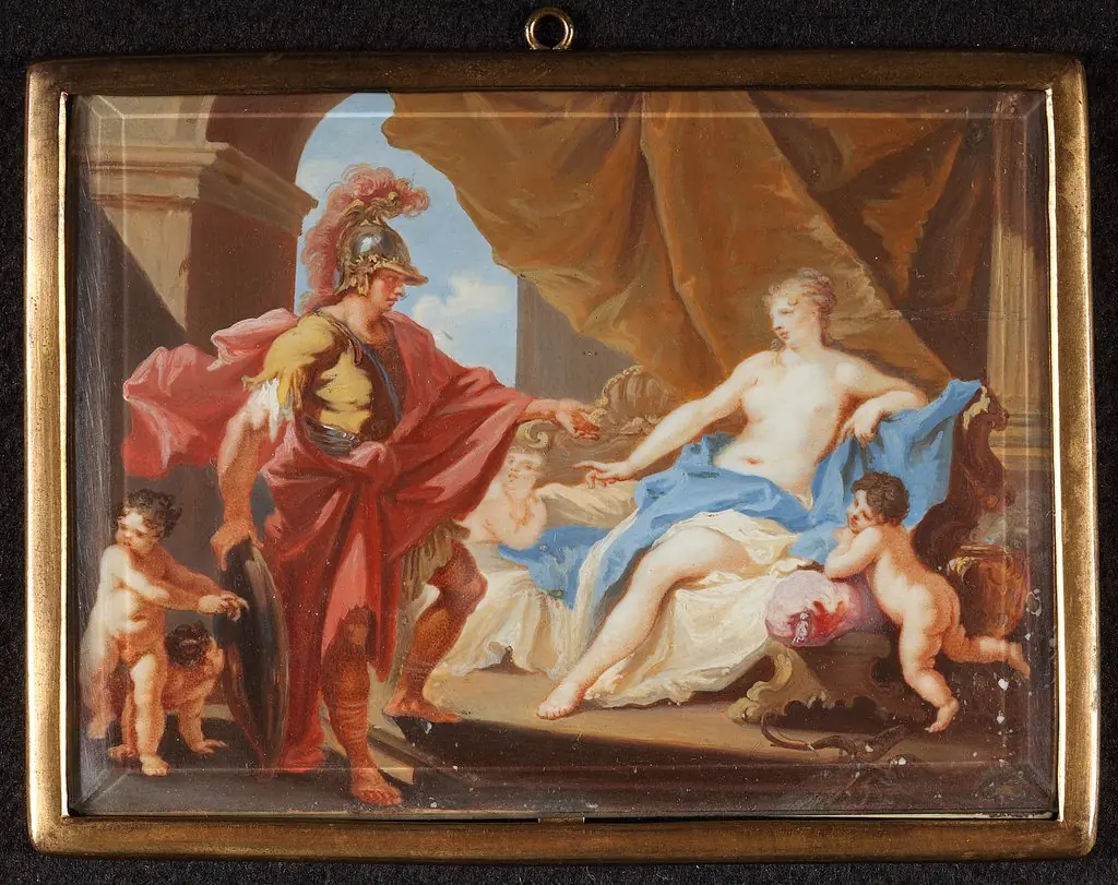 Mars and Venus, by Christian Friedrich Zincke