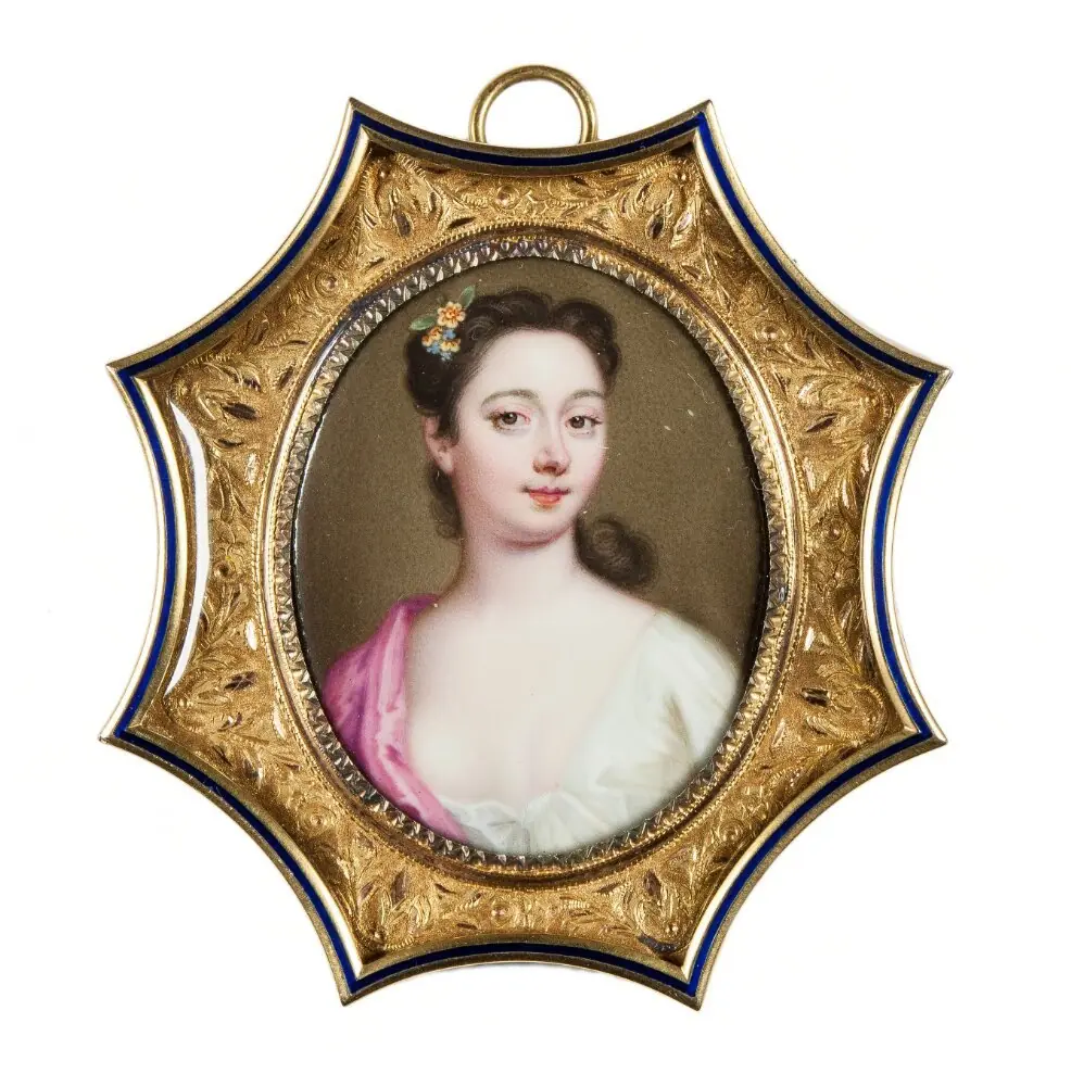 Unknown woman, called Lady Ashley, by Christian Friedrich Zincke