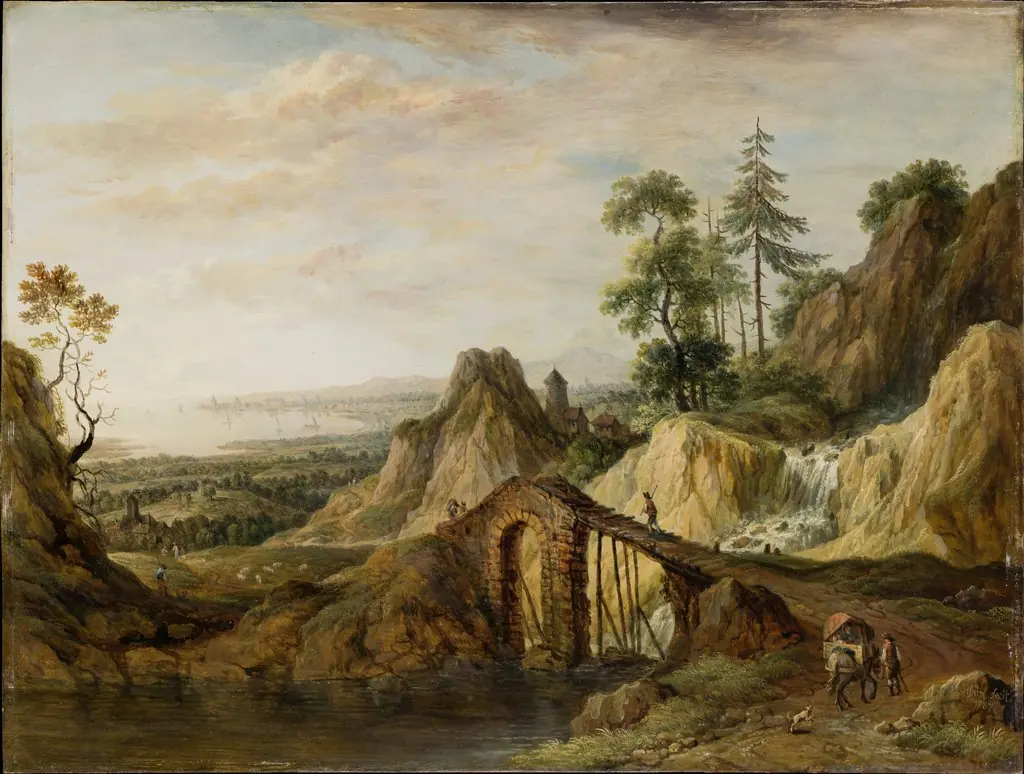 Landscape with a Bridge, by Christian Georg Schütz