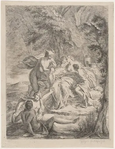 Hermes Bringing the Infant Dionysus to the Nymphs