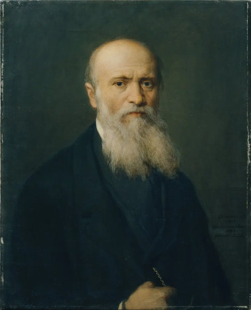 Der Maler Eduard von Engerth, by Christian Griepenkerl