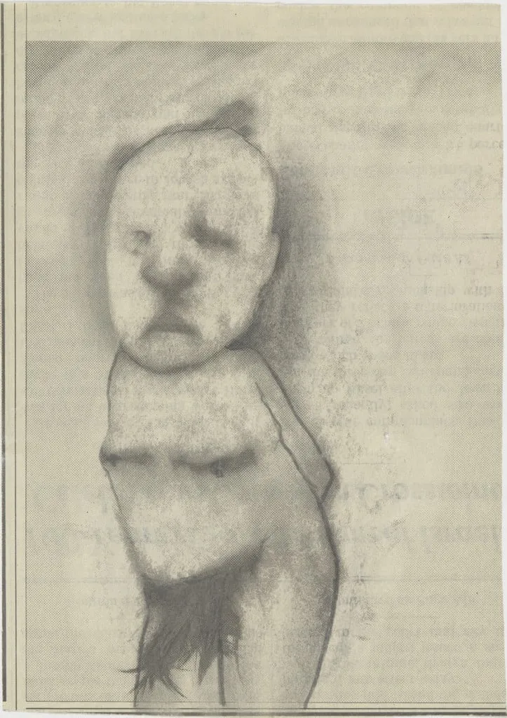 Untitled, by Christian Holstad, graphite, 1997