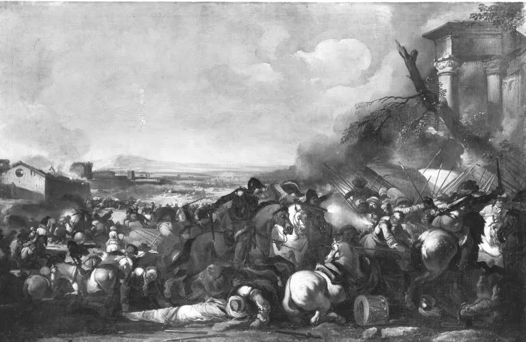 Gefechtsstück, by Christian Ludwig von Loewenstern, unspecified, 1727