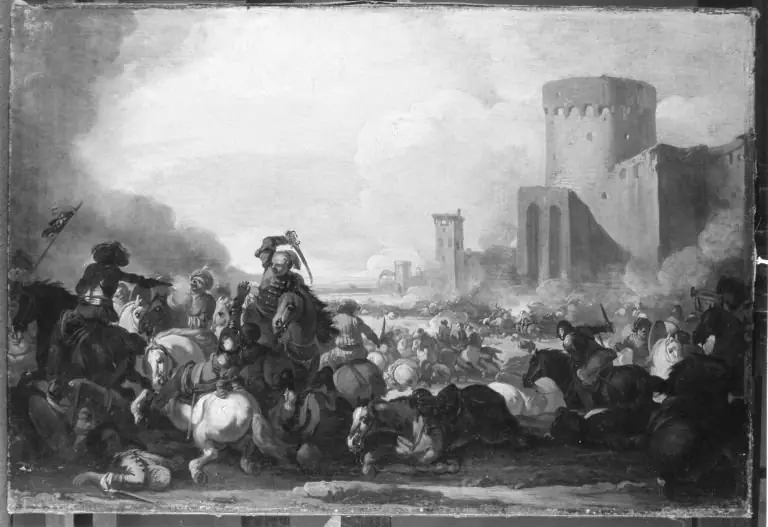 Türkengefecht, by Christian Ludwig von Loewenstern