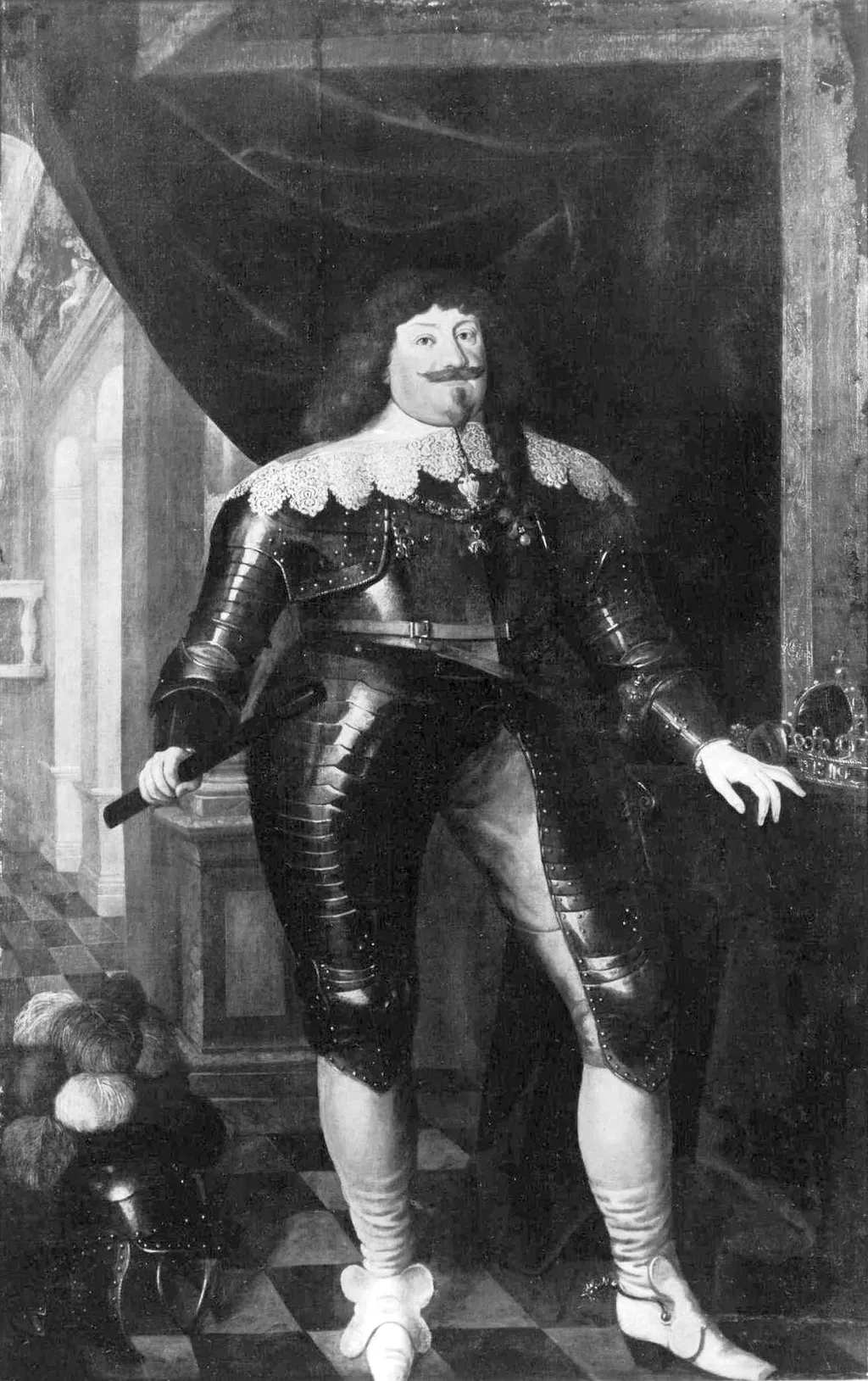 Portrait of King Władysław IV Vasa, by Christian Melich, oil, 1640