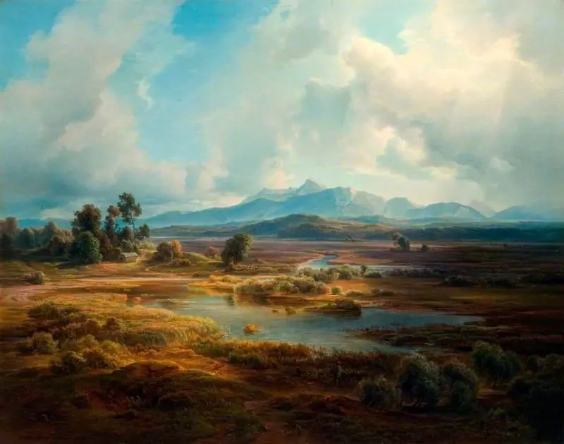 Alpine Landscape, by Christian Morgenstern