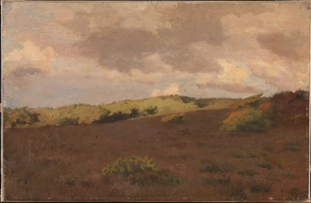 Hedelandskab. Efterår, by Christian Mourier-Petersen, oil, 1902