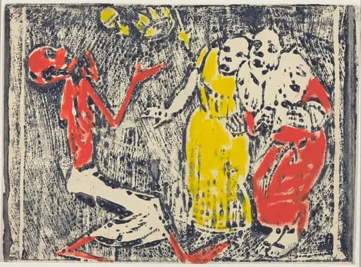 Death as Juggler (Revolution) (Tod als Jongleur [Revolution]), by Christian Rohlfs