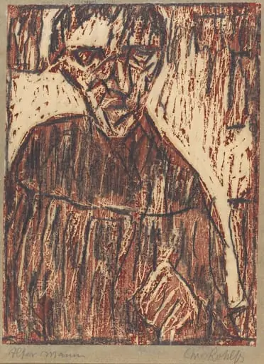 Old Man, by Christian Rohlfs