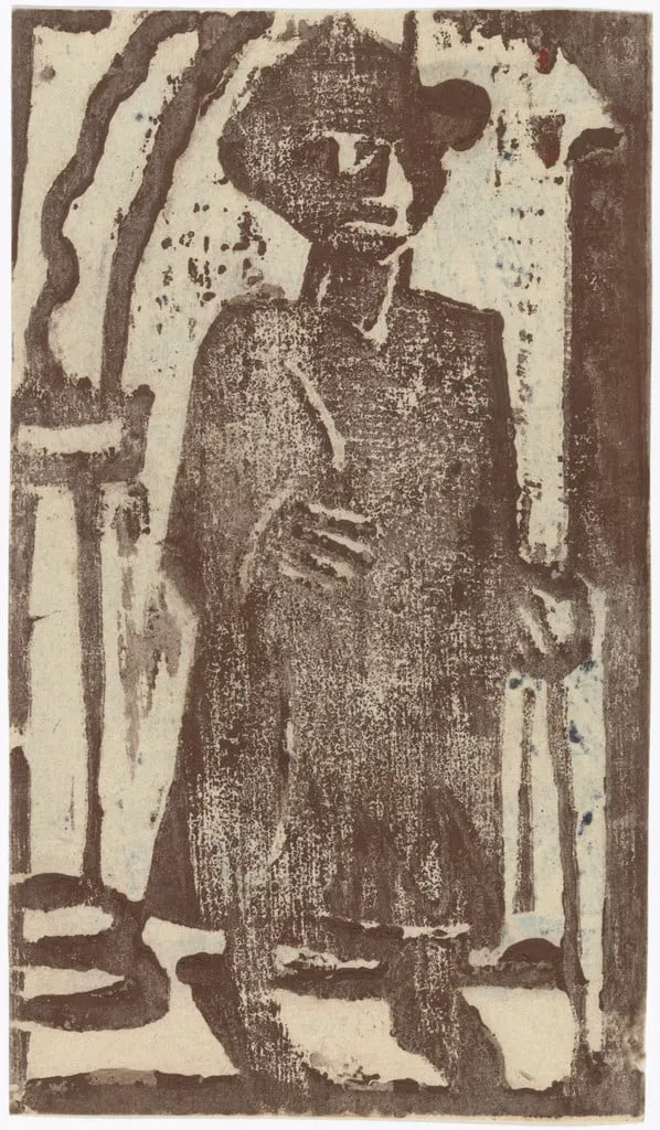 Untitled, by Christian Rohlfs, ink, 1921