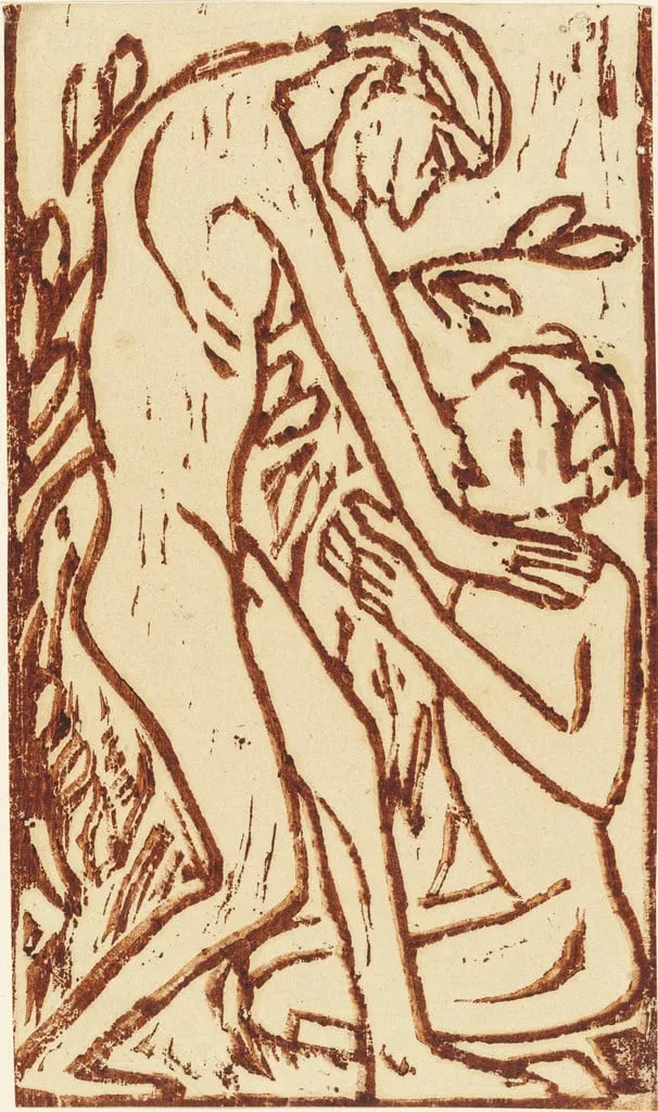 Untitled, by Christian Rohlfs, ink, 1910