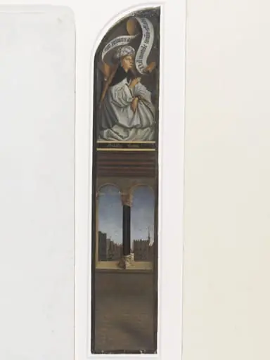 Copy of a detail of the Ghent Altarpiece, Sibyl of Erythrae, by Hubert and Jan van Eyck in the church of St Bavon, Ghent., by Christian Schultz