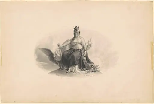 Design for an Emblem of the United States of America, by Christian Schussele