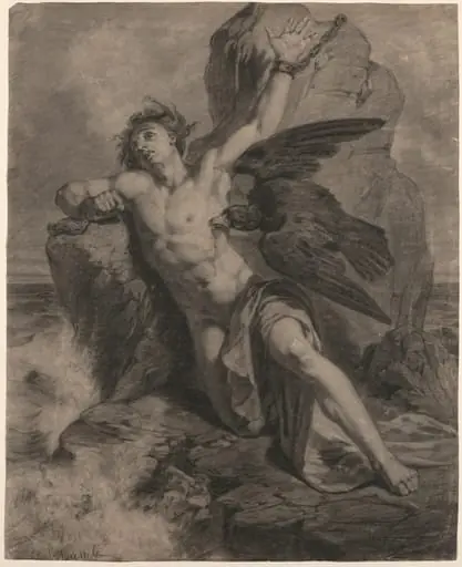 Prometheus Bound, by Christian Schussele