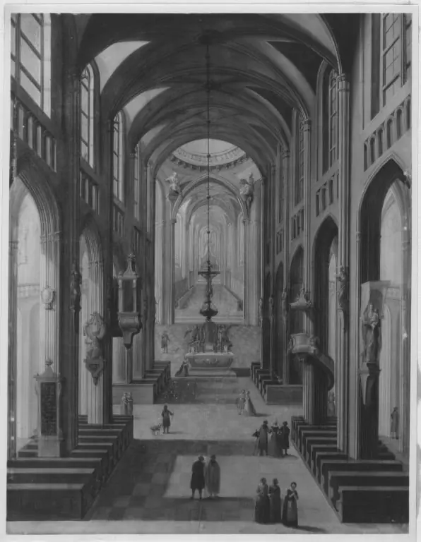 Kircheninneres, by Christian Stöcklin