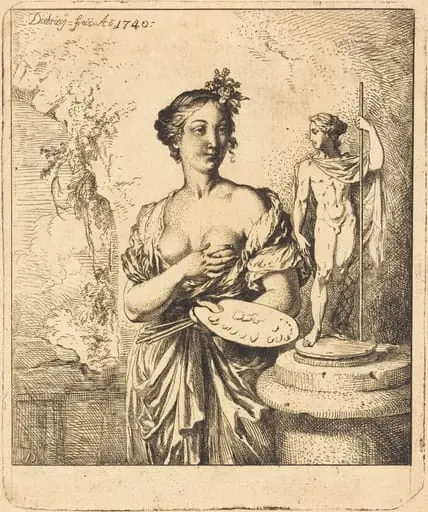 Painting, by Christian Wilhelm Ernst Dietrich
