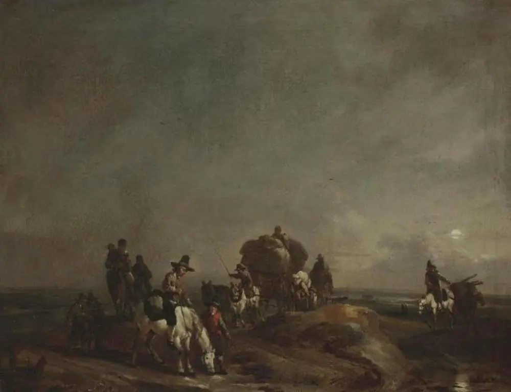 Returning from the Hay Harvest, by Christian Wilhelm Ernst Dietrich