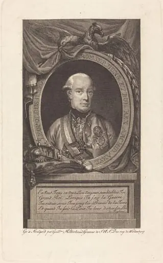 Leopold II, Holy Roman Emperor, by Christian Wilhelm Ketterlinus