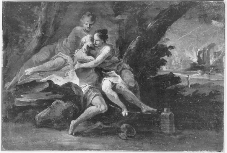 Lot und seine Töchter, by Christian Winck
