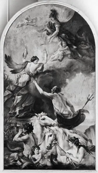 Neptun und Koronis, by Christian Winck, unspecified, 1775