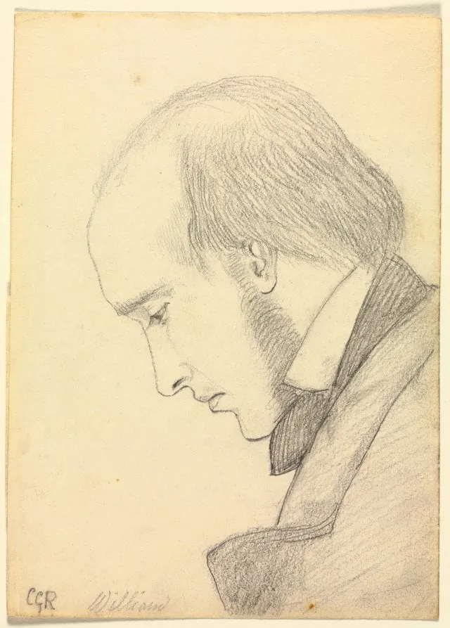 Portrait of William Michael Rossetti, by Christina Georgina Rossetti, 1853