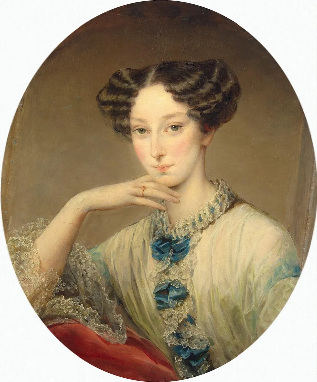 Portrait of Grand Duchess Maria Alexandrovna, by Christina Robertson, oil, 1850