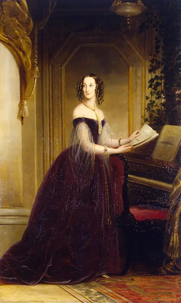 Portrait of Grand Princess Maria Nikolayevna (1819-1876), by Christina Robertson